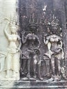 3 Apsaras Angkor Wat Walls Cambodia