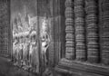 Apsaras - Stone carvings in Angkor Wat, Siem Reap, Cambodia. Royalty Free Stock Photo