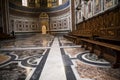 Apse in the Basilica of St John Lateran in Rome Italy