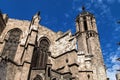 Apse and Belfry of the Barcelona Cathedral Royalty Free Stock Photo