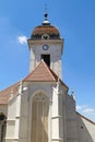 Apse and bell tower of the Saint-Hilaire church of Pesmes in Franche-ComtÃ©