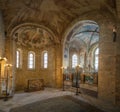 Apse and Chapel of Saint Ludmila at St. George Basilica Interior in Prague Castle - Prague, Czech Republic Royalty Free Stock Photo