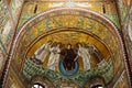 Apse Mosaic of Jesus from the Basilica of San Vitale in Ravenna Italy Royalty Free Stock Photo