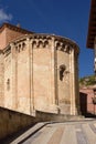 Apse of Romanesque church of San Miguel or San Valero, Daroca, Z Royalty Free Stock Photo