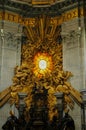 Apse of Saint Peter`s Basilica Close Up