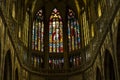 Apse Stained Glass Window, St. Vitus Cathedral, Prague, Czech Republic