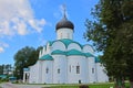 Apses of the Cathedral of the Holy Trinity in Alexandrovskaya Sloboda, Alexandrov city, Vladimir region, Russia Royalty Free Stock Photo