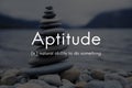 Aptitude Natural Human Ability Graphic Concept Royalty Free Stock Photo