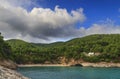 Apula coast,Gargano National Park: Pungnochiuso beach. Vieste,Italy.