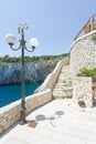 Apulia, Grotta Zinzulusa - Stairway to the famous grotto of Zinzulusa