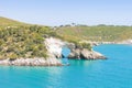 Apulia, Italy - Cliff breakthrough at Grotta della Campana Piccola