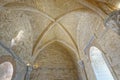 Apulia, italy: historic Castel del Monte ceiling