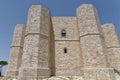 Apulia, italy: historic and famous Castel del Monte Royalty Free Stock Photo