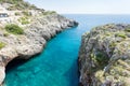 Apulia, Leuca, Grotto of Ciolo - An overwhelming view upon the f