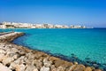 Apulia Puglia Salento. Italy. Otranto. The beach Royalty Free Stock Photo