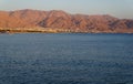 Aqaba, Jordan seen from Eilat gulf