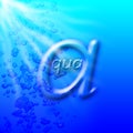 aqua Royalty Free Stock Photo