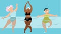 Aqua aerobics for seniors