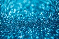 Aqua blue abstract background. Texture bokeh. Defocused image Royalty Free Stock Photo