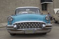 1955 Aqua Blue Buick Special Car Front View Royalty Free Stock Photo