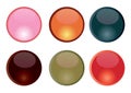 Aqua buttons Royalty Free Stock Photo