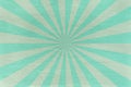 Aqua and mint slate background - with retro starburst