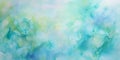 Aqua and mint watercolor background with soft, calming transitions between cool
