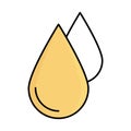 Aqua Outline with Fill Color Vector icon which can easily modify or edit