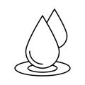 Aqua Outline Vector icon which can easily modify or edit