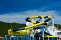 Aqua-Park Water Slide Royalty Free Stock Photo