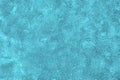Aqua texture. Teal abstract background. Turquoise stucco . Blue green effect plaster. Cyan paint backdrop. Grunge mint surface for