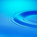 Aqua water ripple effect background surface texture with circle wave pattern Royalty Free Stock Photo