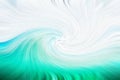 Aqua and white swirled background, wave-like Royalty Free Stock Photo