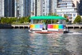 Aquabus or Water Taxi on False Creek in Downtown Vancouver Royalty Free Stock Photo