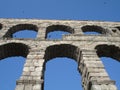 Aquaduct in Segovia Royalty Free Stock Photo