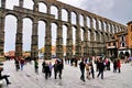 Aquaduct of Segovia, Spain Royalty Free Stock Photo