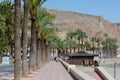 AQUADULCE, SPAIN - 29 MARCH 2023 Coastline in a Spanish town located in the Costa de Almeria, in the province of Almeria