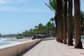 AQUADULCE, SPAIN - 29 MARCH 2023 Coastline in a Spanish town located in the Costa de Almeria, in the province of Almeria