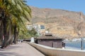 AQUADULCE, SPAIN - 29 MARCH 2023 Coastline in a Spanish town located in the Costa de Almeria, in the province of Almeria