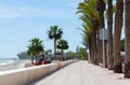 AQUADULCE, SPAIN - 29 MARCH 2023 Coastline in a Spanish town located in the Costa de Almeria, in the province of Almeria