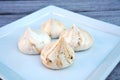 Aquafaba (chickpea water) vegan meringue cookies