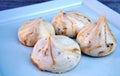 Aquafaba (chickpea water) vegan meringue cookies