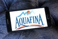 Aquafina mineral water company logo