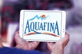 Aquafina mineral water company logo