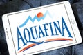 Aquafina mineral water company logo