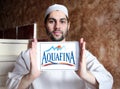 Aquafina mineral water company logo