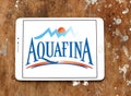 Aquafina mineral water company logo