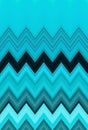 Aquamarine chevron zigzag turquoise pattern. texture capri