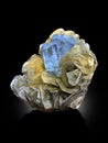 Aquamarine with muscovite mica mineral specimen from nagar Gilgit Pakistan