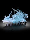 Aquamarine var beryl crsytal mineral specimen from skardu Pakistan